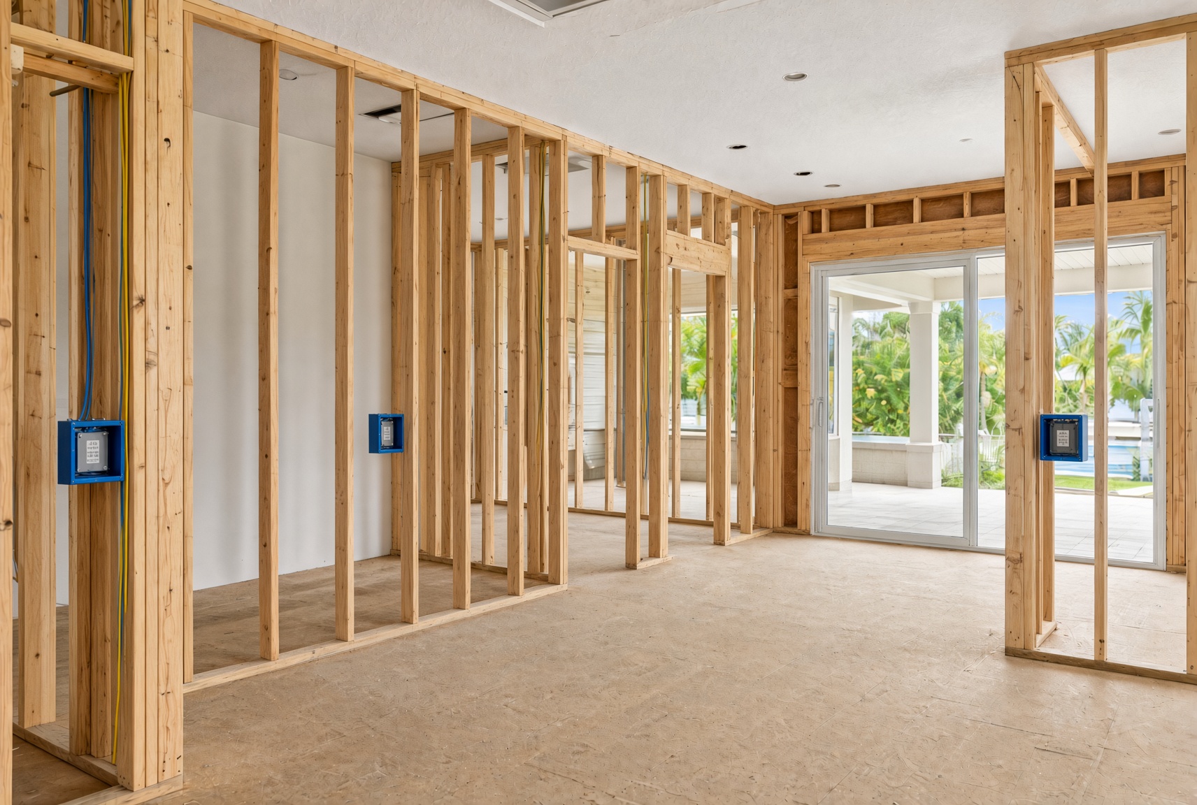 Low voltage prewire in new construction